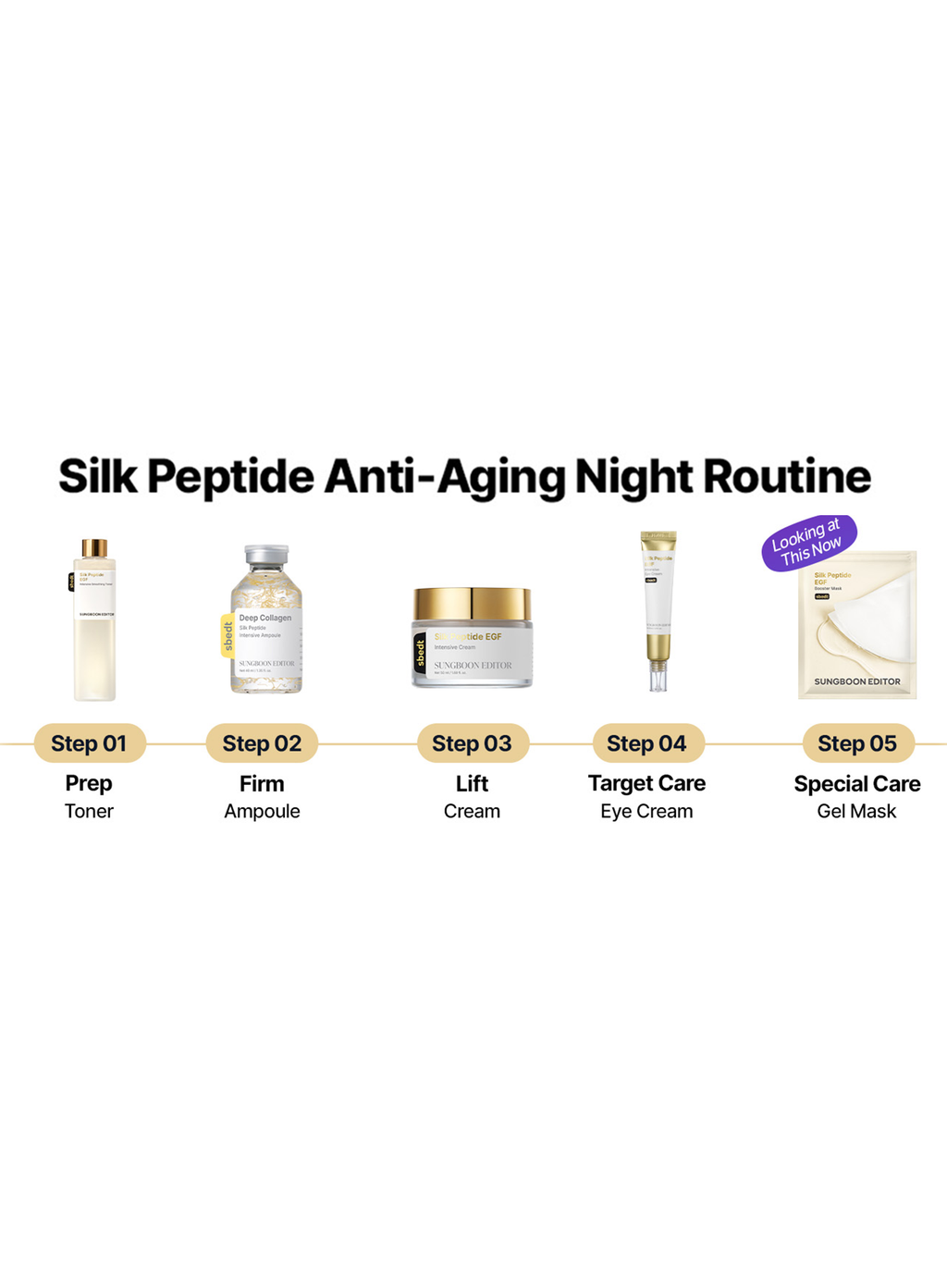 [Toy Story Edition] Silk Peptide EGF Intensive Gold Mask (+Random Sticker) (37g*4ea)