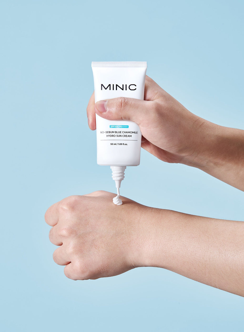 No-Sebum Blue Chamomile Hydro Sun Cream SPF50+ PA++++ (50ml)
