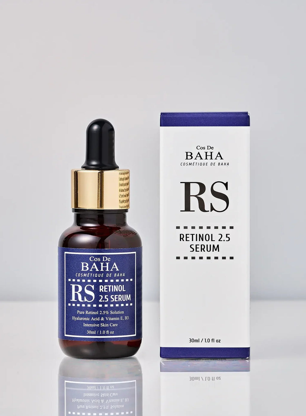 Retinol 2.5 Solution Hyaluronic Acid Vitamin E Niacinamide Serum 60ml (RS)