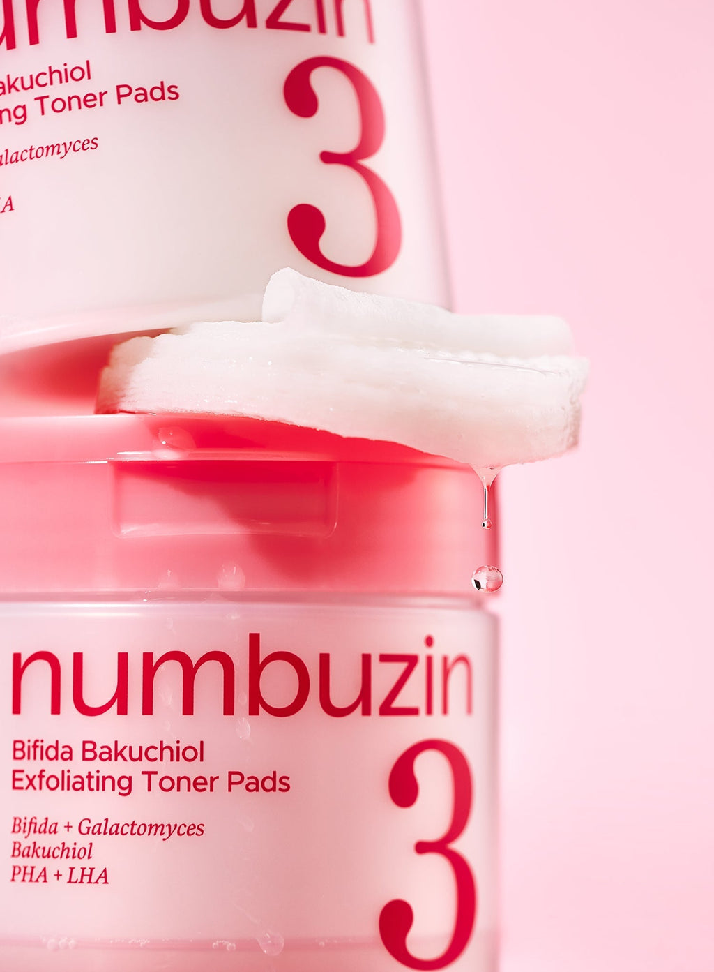 No.3 Bifida Bakuchiol Exfoliating Toner Pads (190 ml / 70 pads)