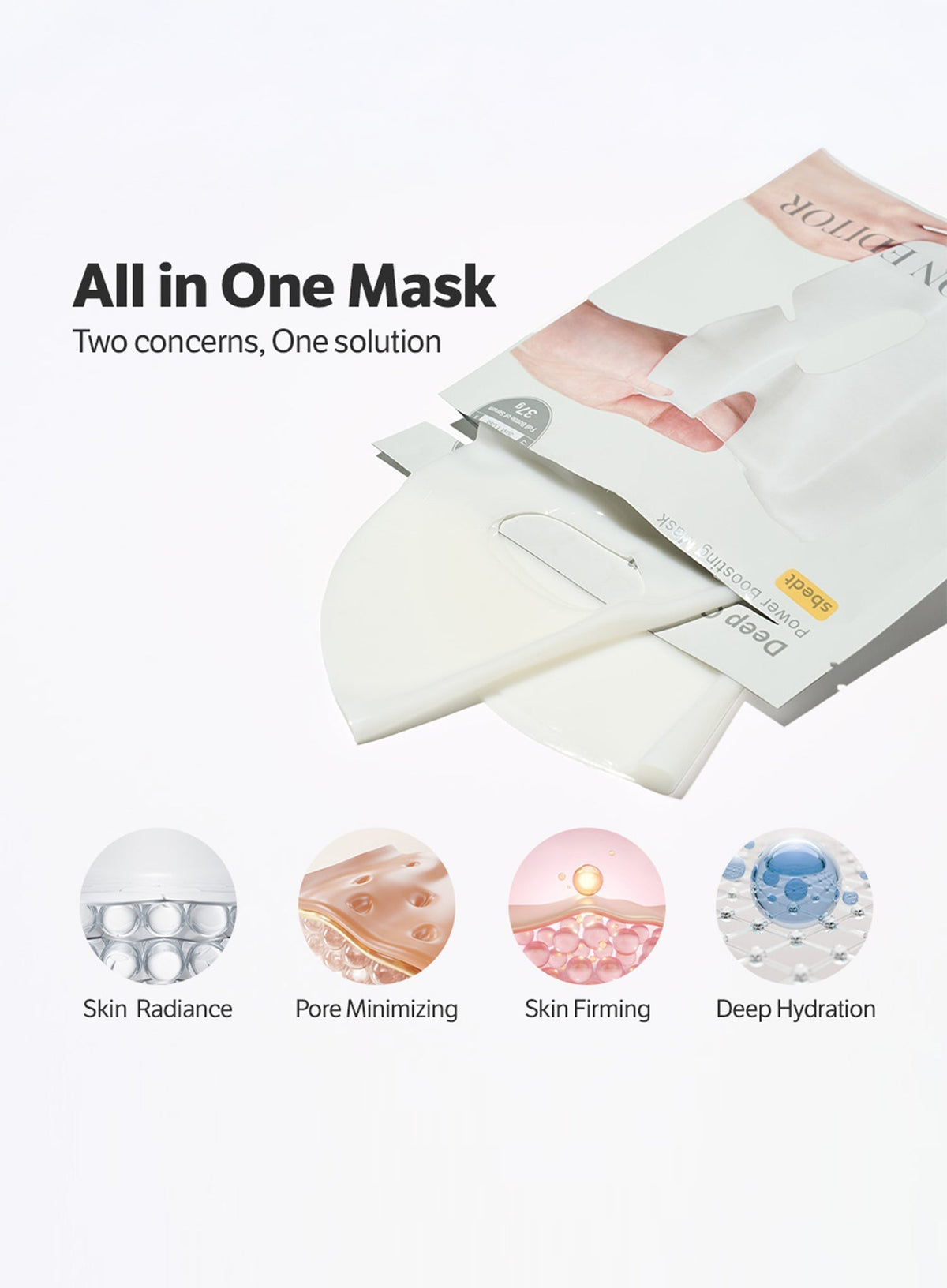 Deep Collagen Power Boosting Mask Set (37g*17ea)