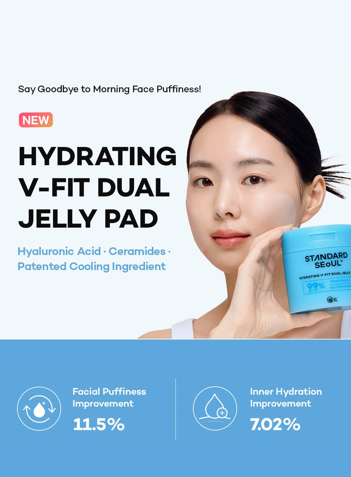 Hydrating V-Fit Dual Jelly Pad (190ml/60sheets)