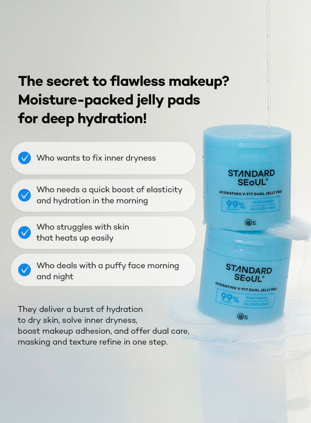 Hydrating V-Fit Dual Jelly Pad (190ml/60sheets)