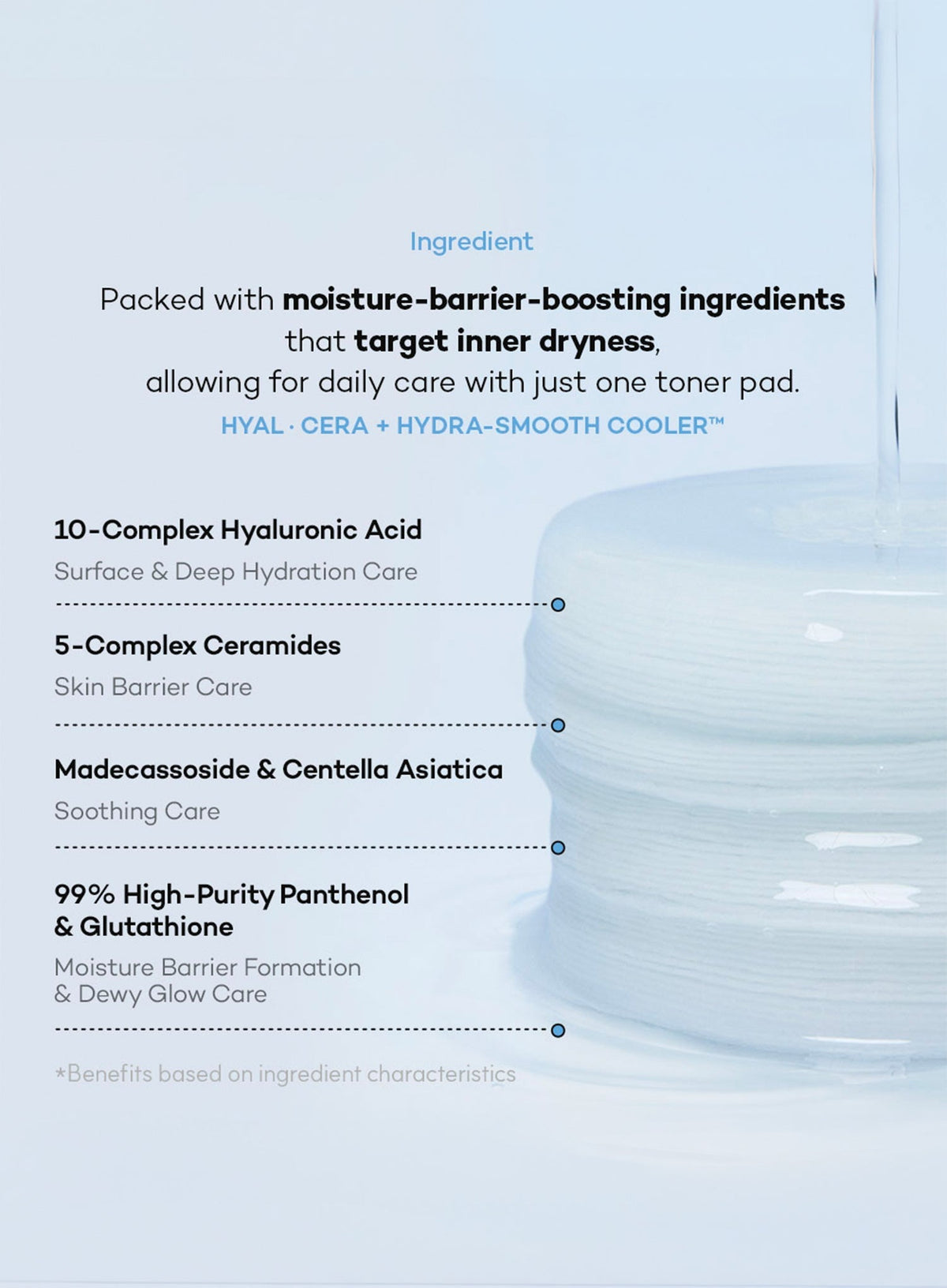 Hydrating V-Fit Dual Jelly Pad (190ml/60sheets)