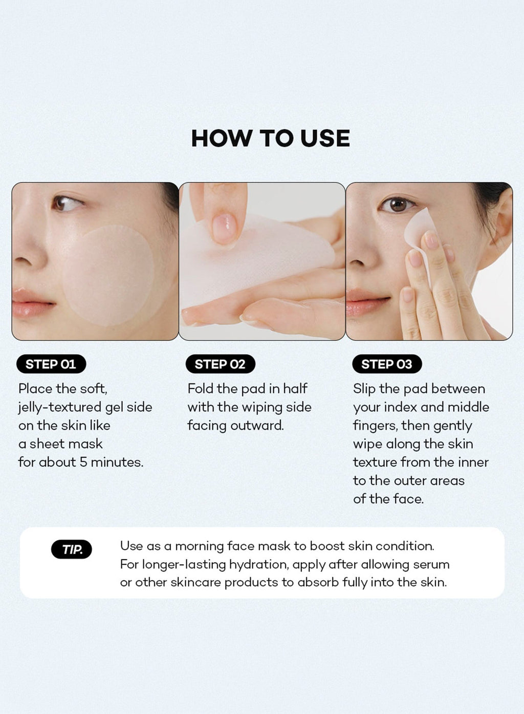 Hydrating V-Fit Dual Jelly Pad (190ml/60sheets)