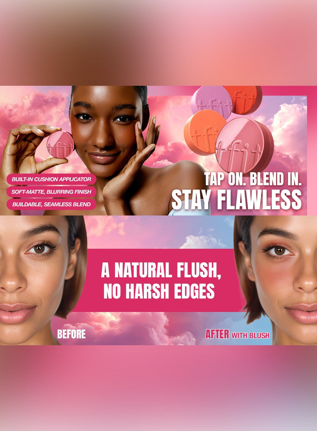 Fluffy Velvet Cushion Blush (4g)