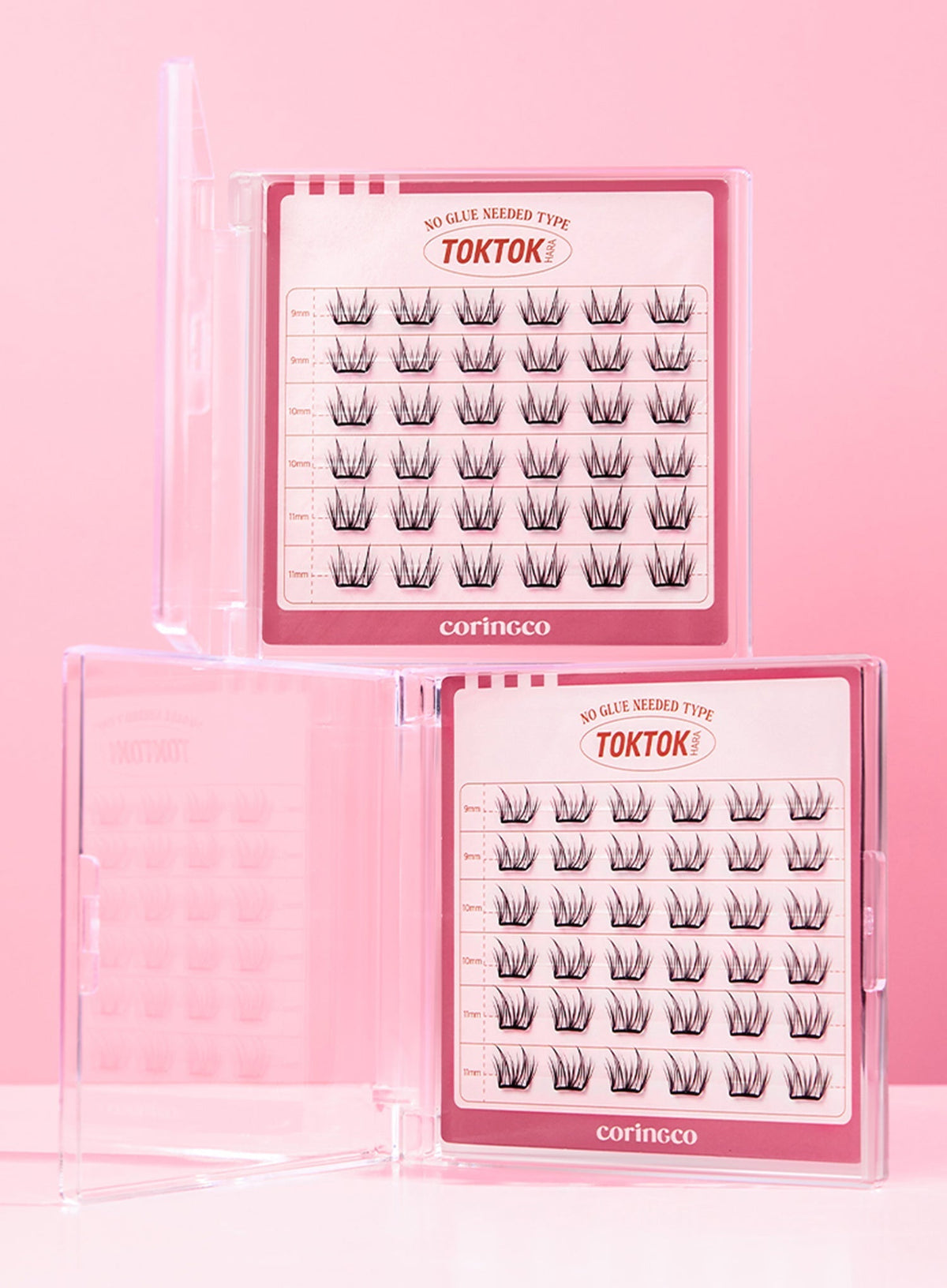 TOKTOKHARA No Glue Eyelash - Light (36pcs-90pcs)