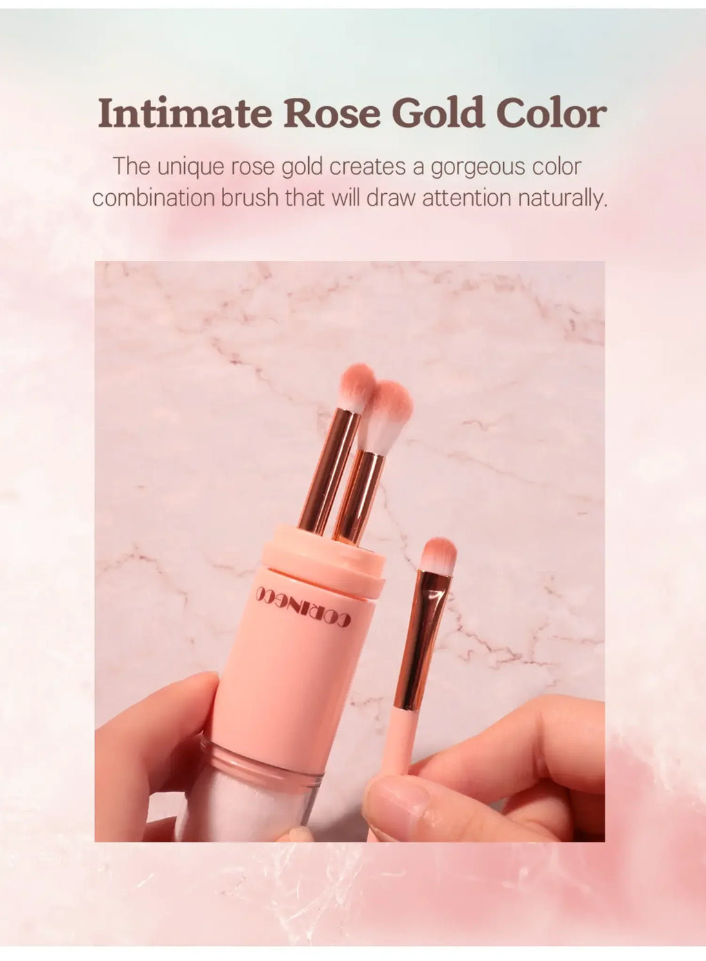 Cotton Candy Capsule Brush Set 4pcs (80g)