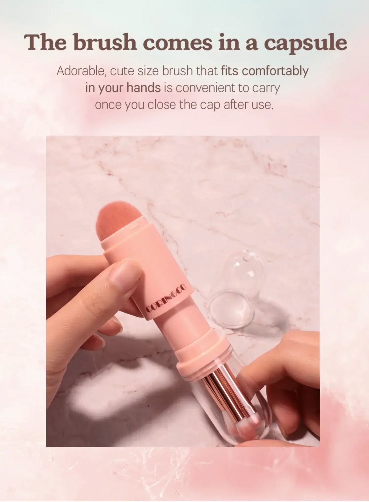 Cotton Candy Capsule Brush Set 4pcs (80g)