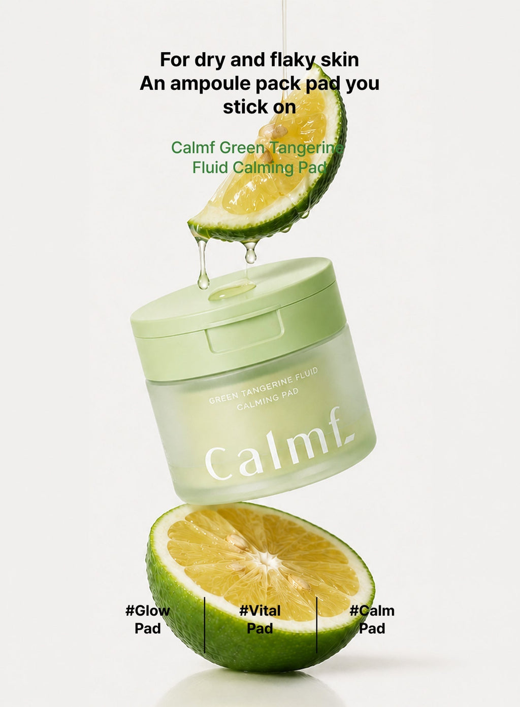 Green Tangerine Fluid Calming Pad (130ml/70ea)