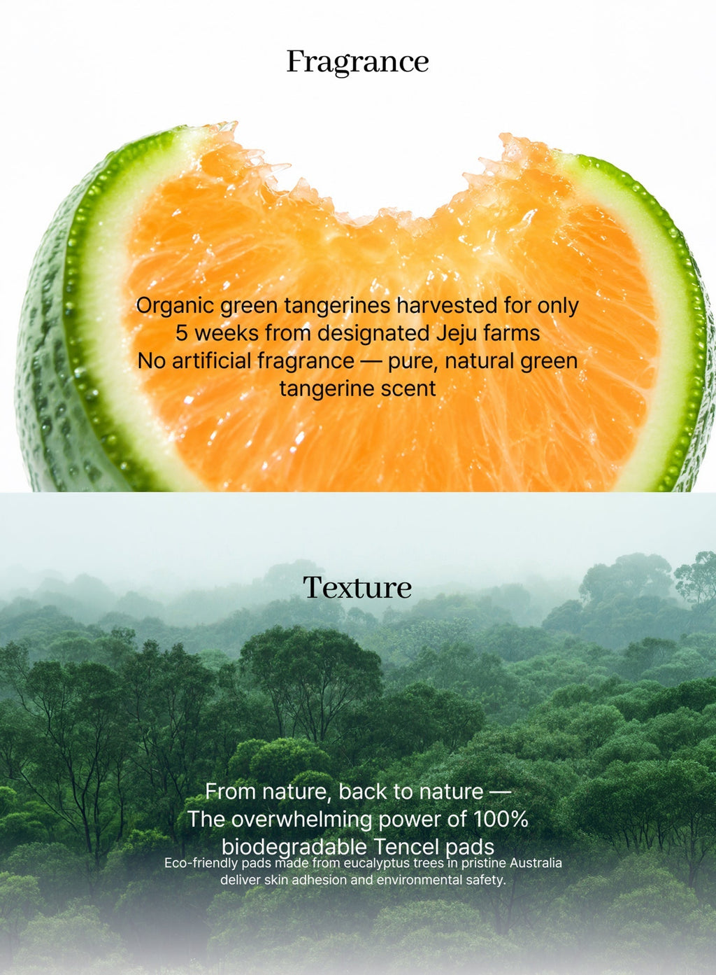 Green Tangerine Fluid Calming Pad (130ml/70ea)