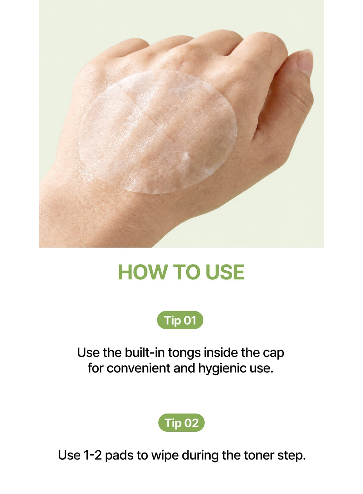 Green Tangerine Fluid Calming Pad (130ml/70ea)