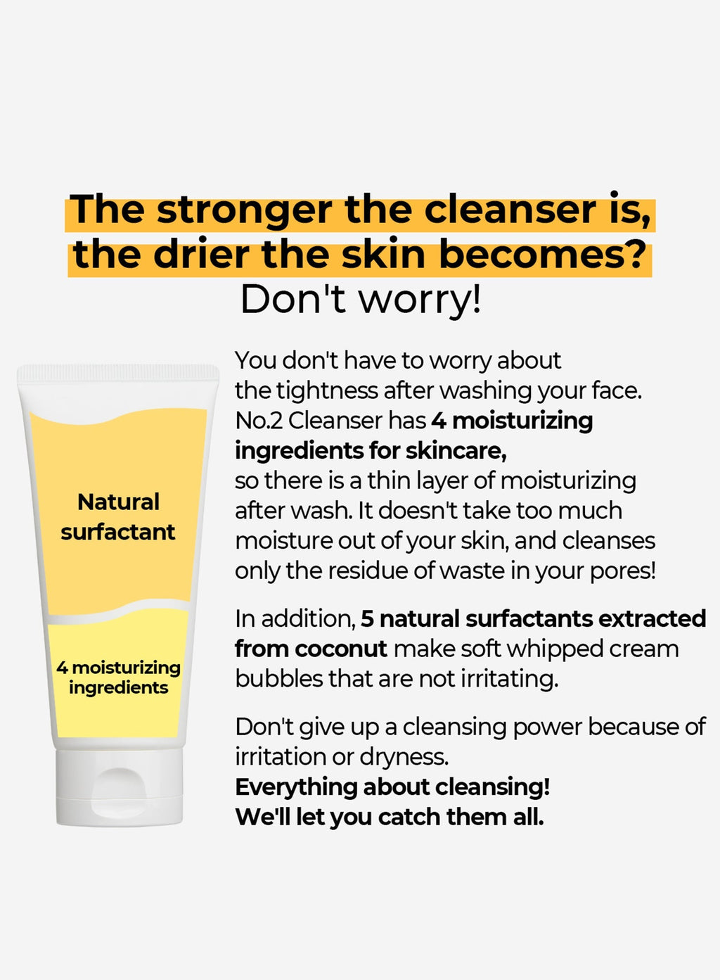No.2 Deep Clean Fresh Cream Cleanser (120ml)