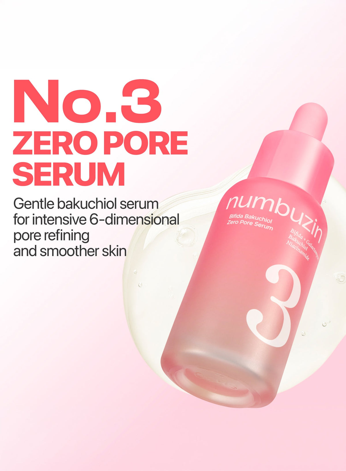 No.3 Bifida Bakuchiol Zero Pore Serum (30ml)