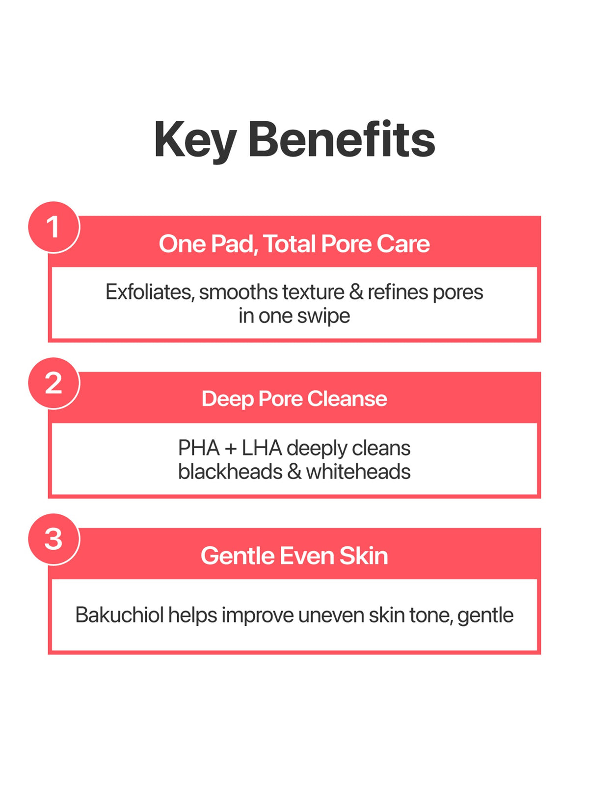 No.3 Bifida Bakuchiol Exfoliating Toner Pads (190 ml / 70 pads)
