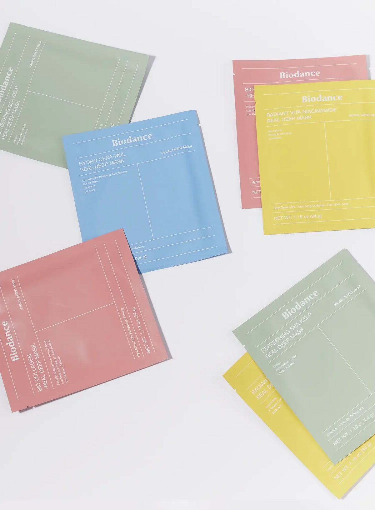 Refreshing Sea Kelp Real Deep Mask Set (34g*4ea)
