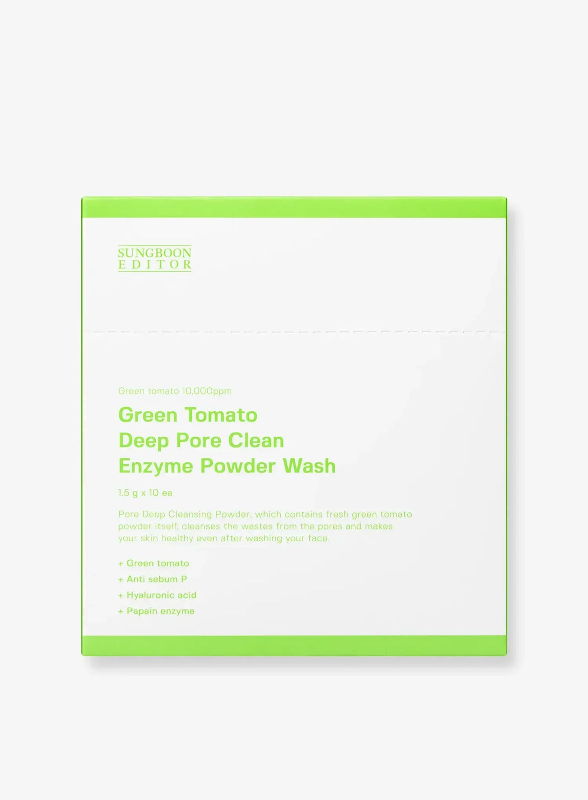 Green Tomato Deep Pore Clean Enzyme Powder Wash Travel Kit (1.5g*10ea)