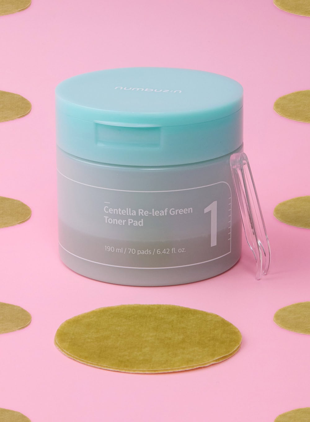 No.1 Centella Re-Leaf Green Toner Pad Duo Set (70ea / 190ml)*2ea
