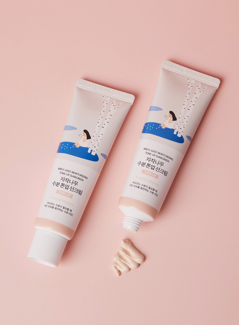 Birch Juice Moisturizing Tone Up Sun Cream SPF 50+, PA++++ Duo Set (50ml*2ea)