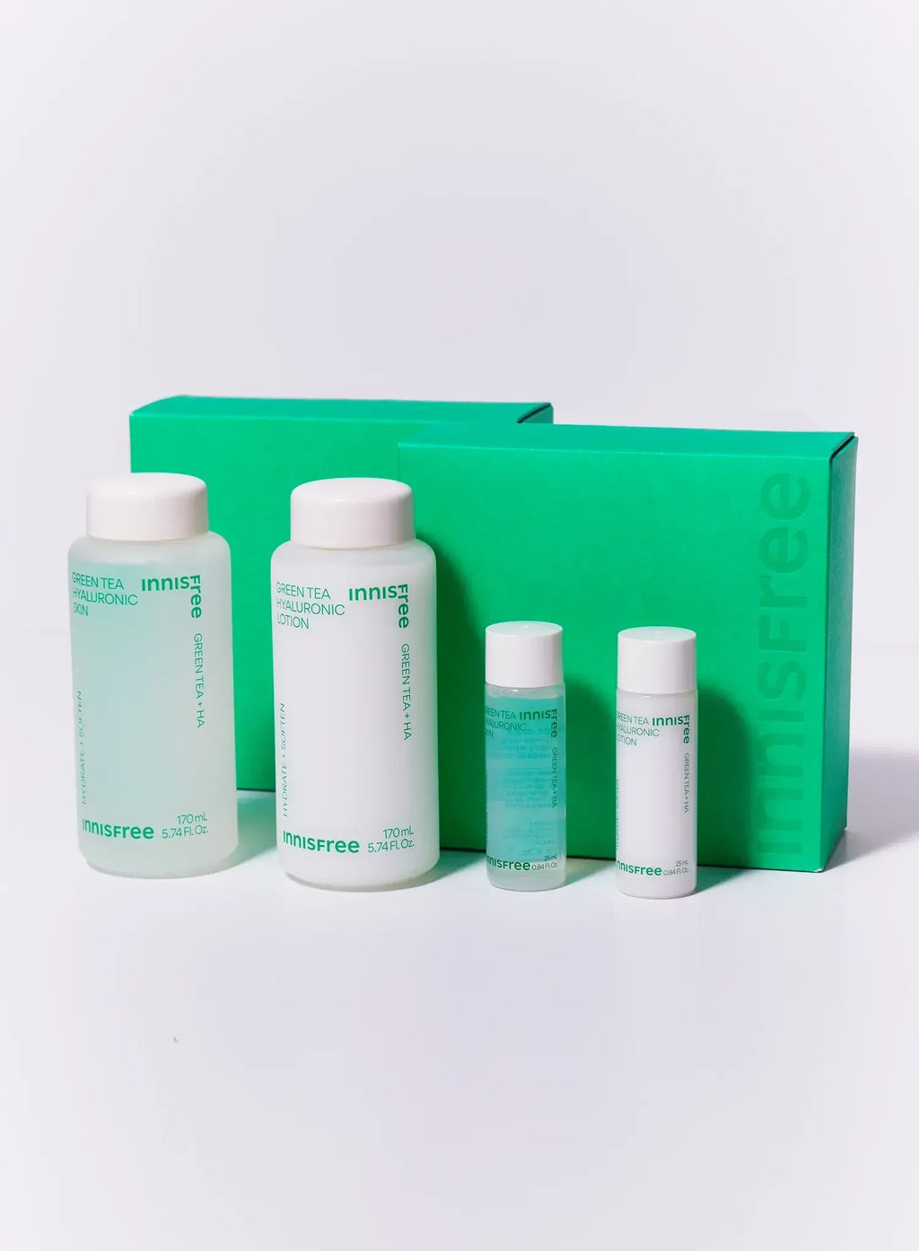 Green Tea Hyaluronic Skincare Set (170ml&25ml / 170ml&25ml)