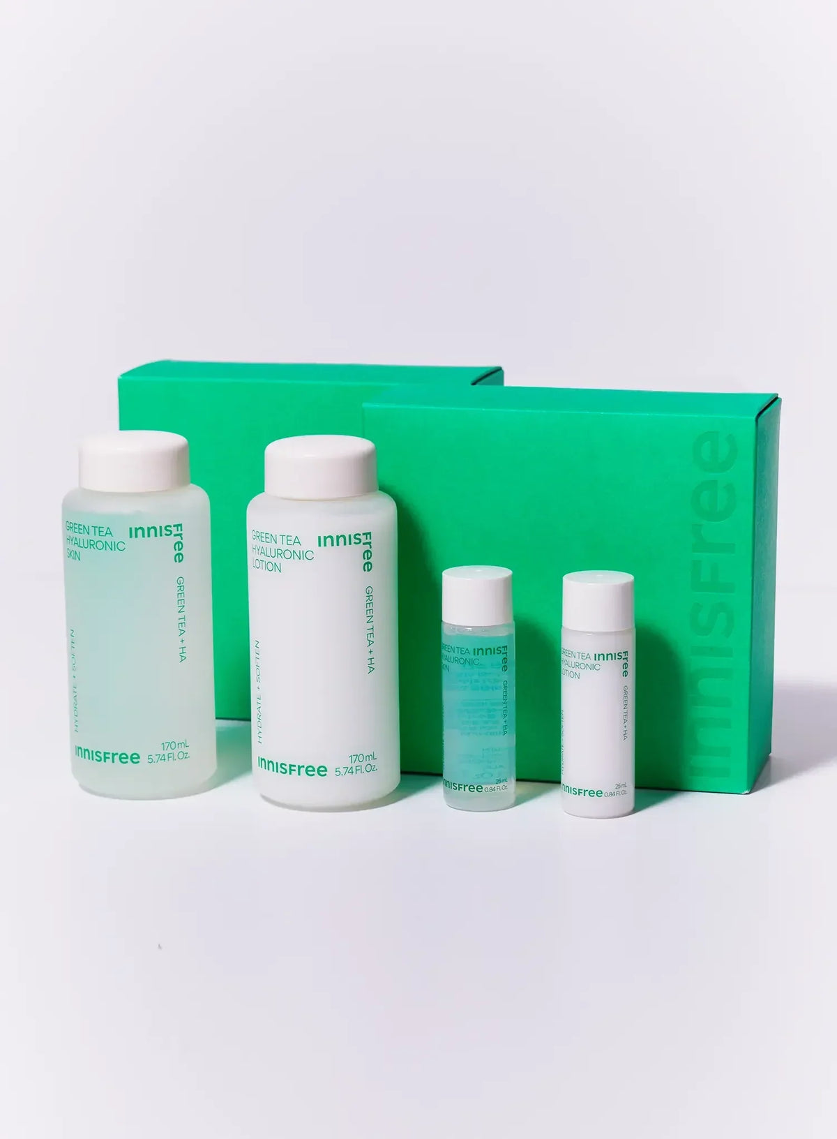 Green Tea Hyaluronic Skincare Set (170ml&25ml / 170ml&25ml)