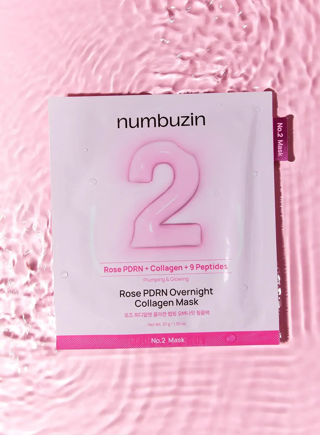 No.2 Rose PDRN Overnight Collagen Mask 10 Set (1ea*10ea)