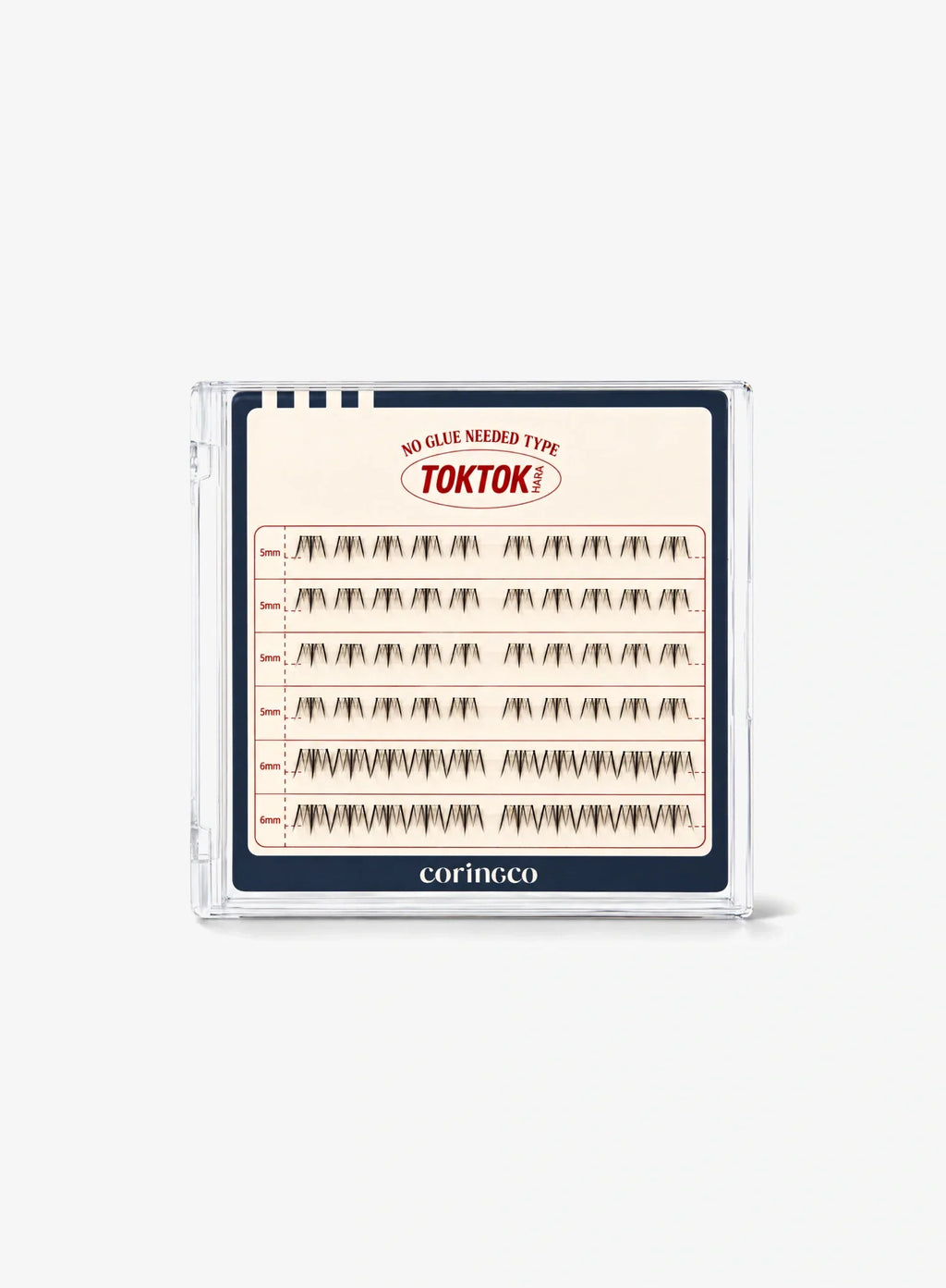 TOKTOKHARA No Glue Eyelash - Under Pop (60pcs)