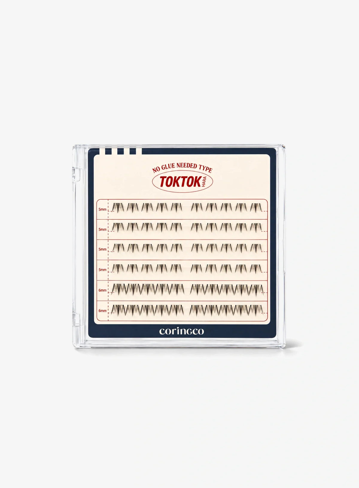TOKTOKHARA No Glue Eyelash - Under Pop (60pcs)