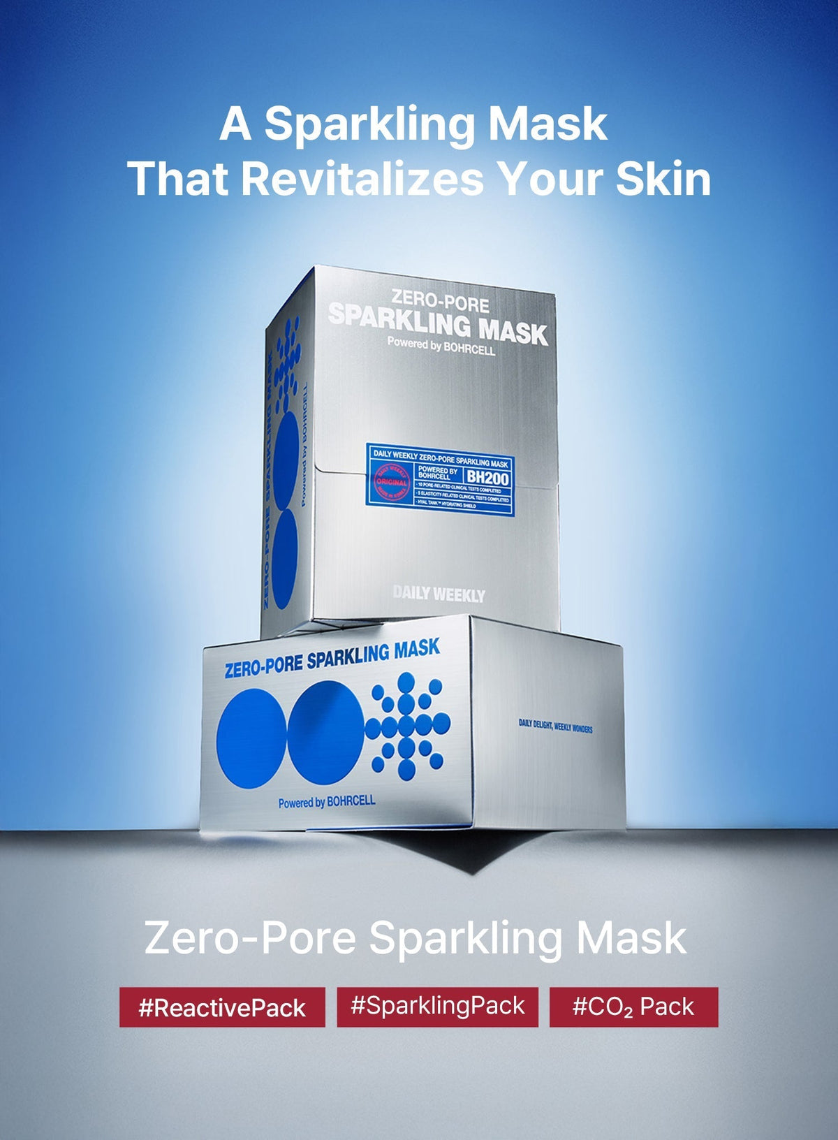 Zero-Pore Sparkling Mask BH200 6 Set (120ml(20ml*6ea)+30g(5g*6ea))