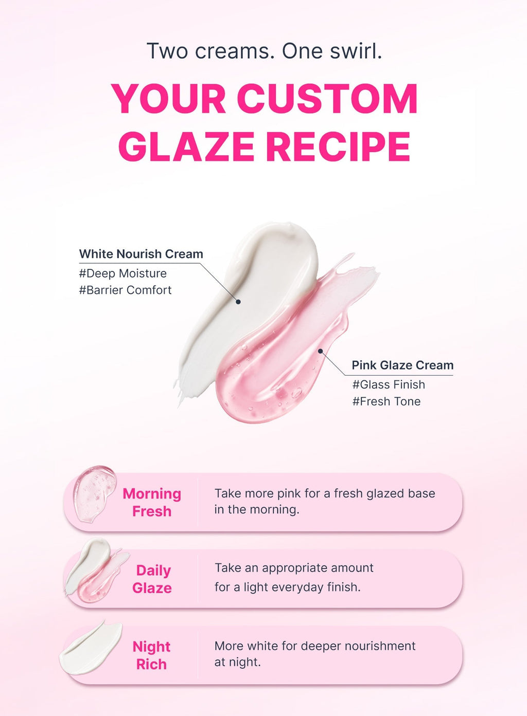 Strawberry Smoothie Glazed Skin Dual Cream (55g)