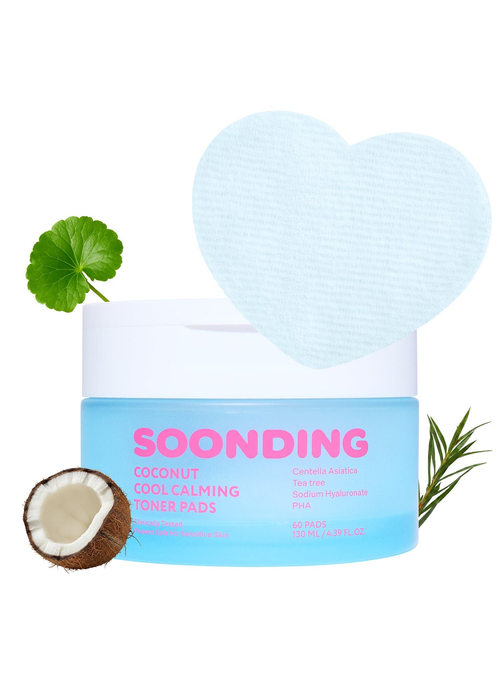 Coconut Cool Calming Toner Pads (60pads/130ml)