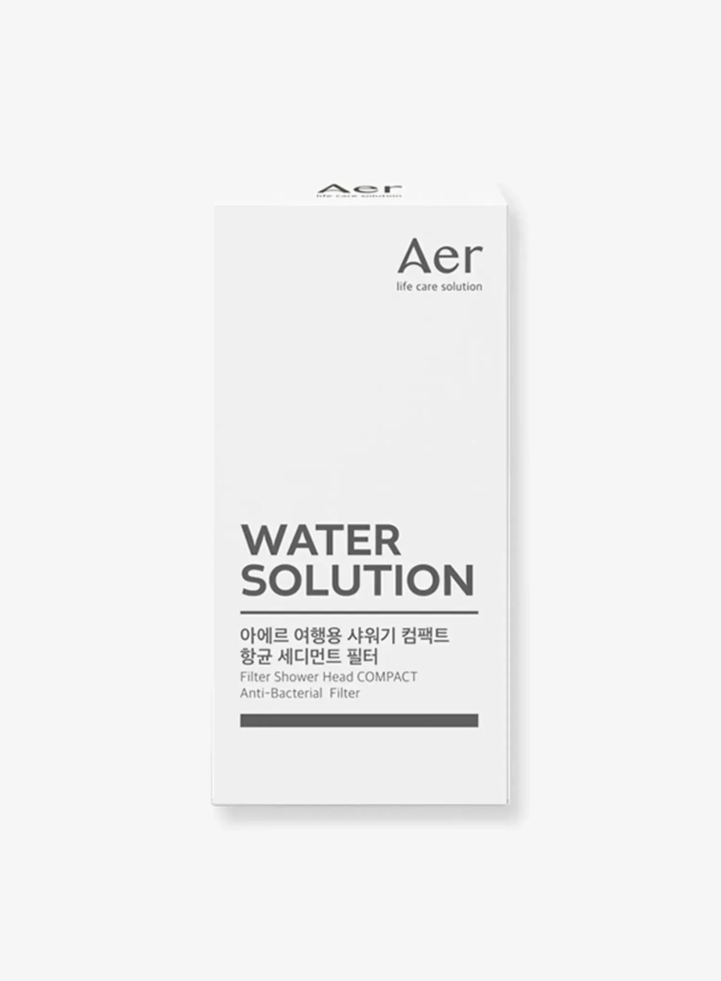 Water Solution Travel Shower Compact Refill Antibacterial Sediment Plus Filter (2pcs)