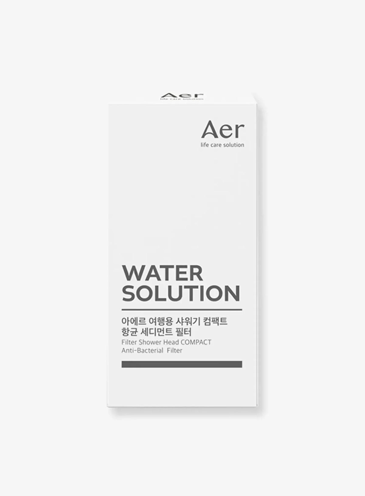 Water Solution Travel Shower Compact Refill Antibacterial Sediment Plus Filter (2pcs)