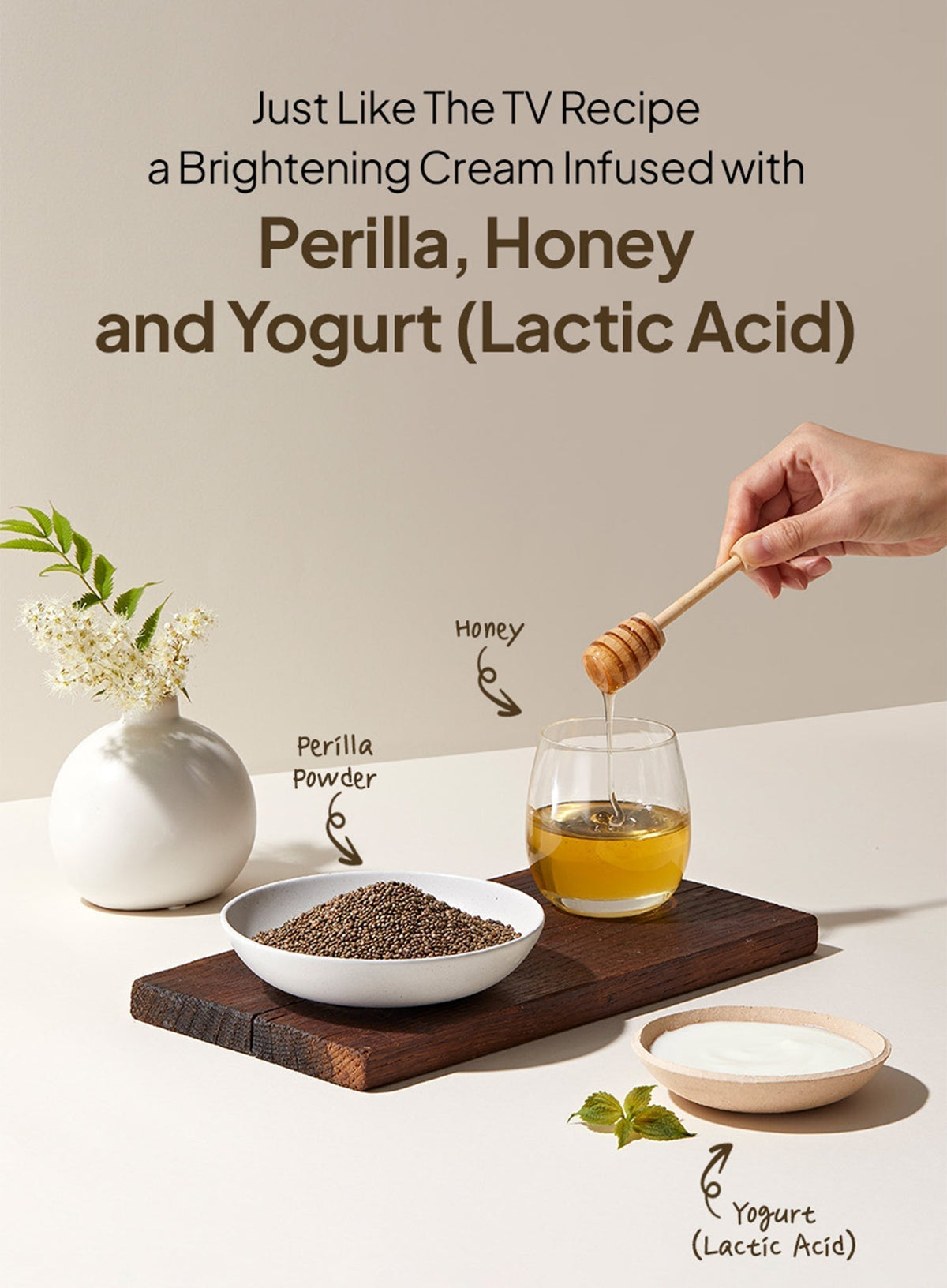 Perilla Brightening Cream Extra Large Trio Set (80g*3ea)