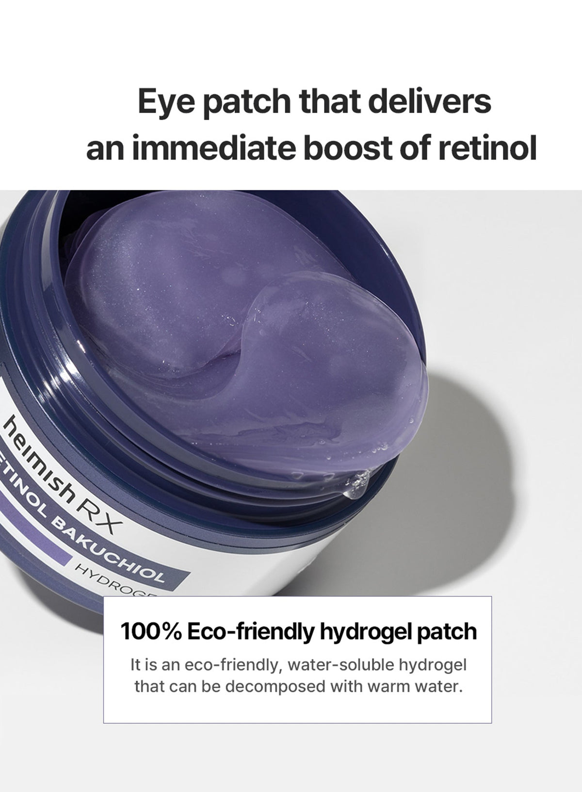 RX Retinol Bakuchiol Hydrogel Eye Patch (60ea)