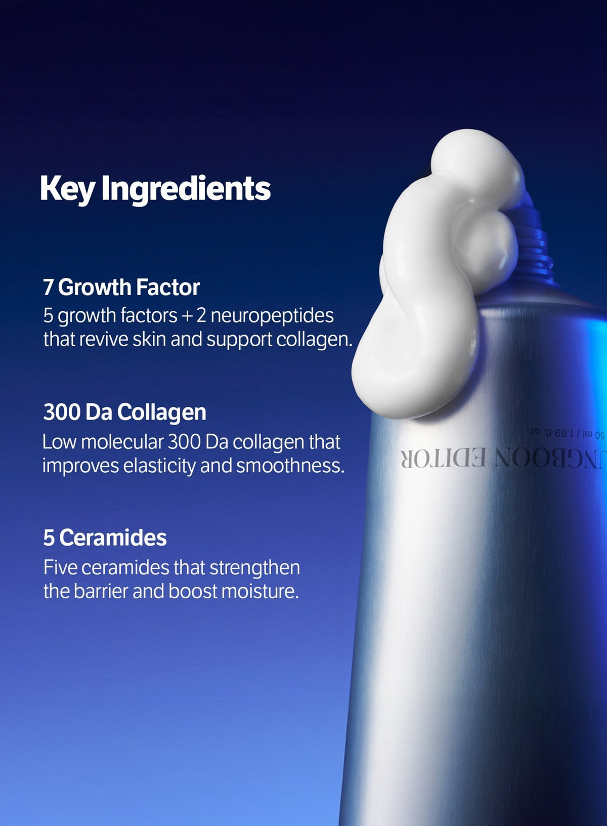Deep Collagen 7GF Ceramide Advanced Barrier Night Cream Trio Set (50ml*3ea)