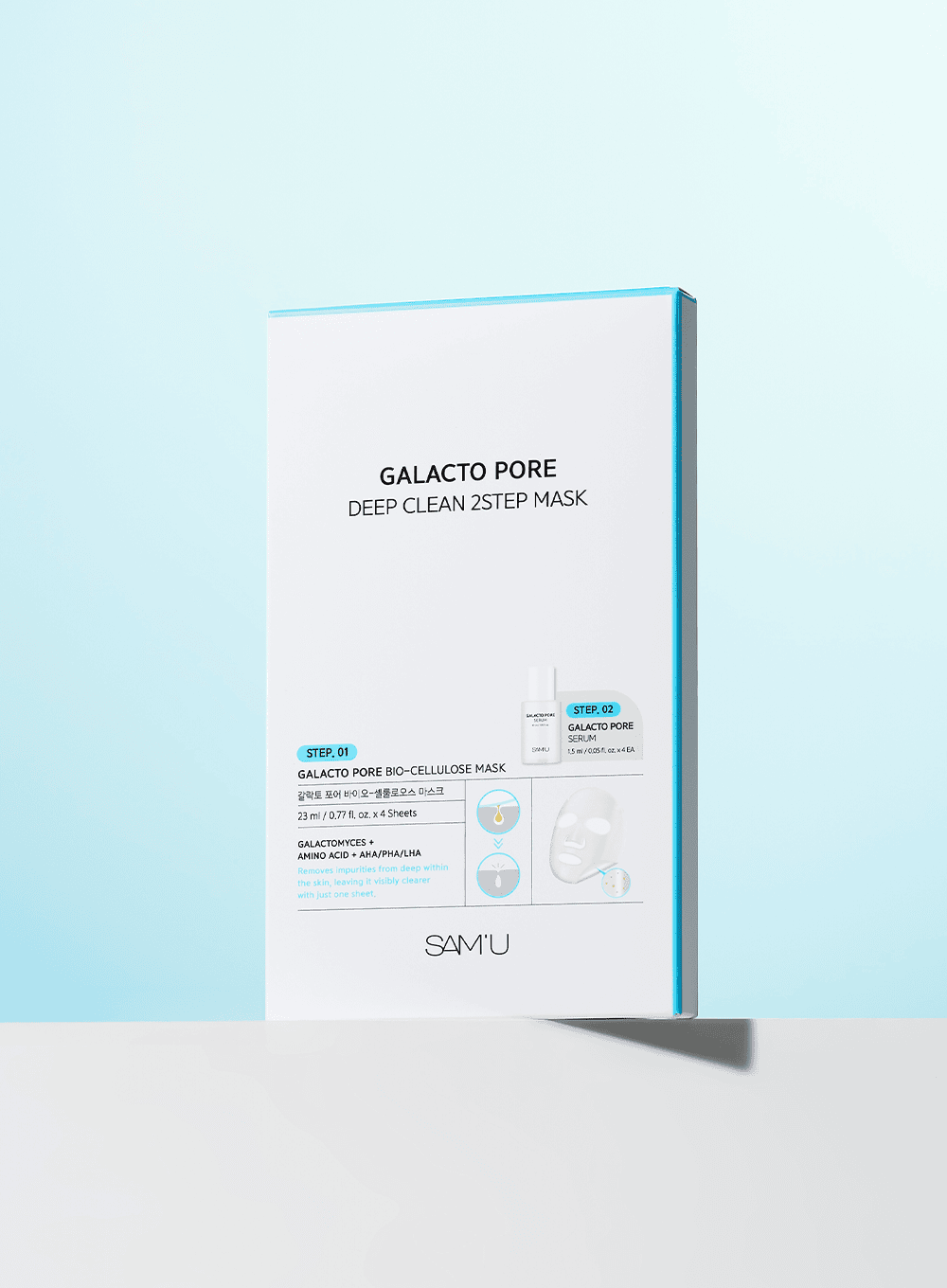 Galacto Pore Deep Clean 2 Step Mask (23ml, 4ea)
