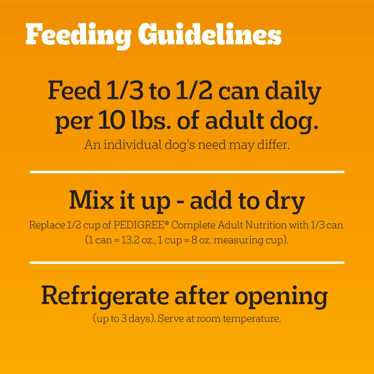 Pedigree Choice Cuts In Gravy Adult Canned Soft Wet Dog Food With Beef, 22 oz. Cans (12 Count, Pack of 1) | Beef in gravy, lean muscle support, 50%+ water for hydration, topper or complete meal for adult dogs, no-mess easy-open cans