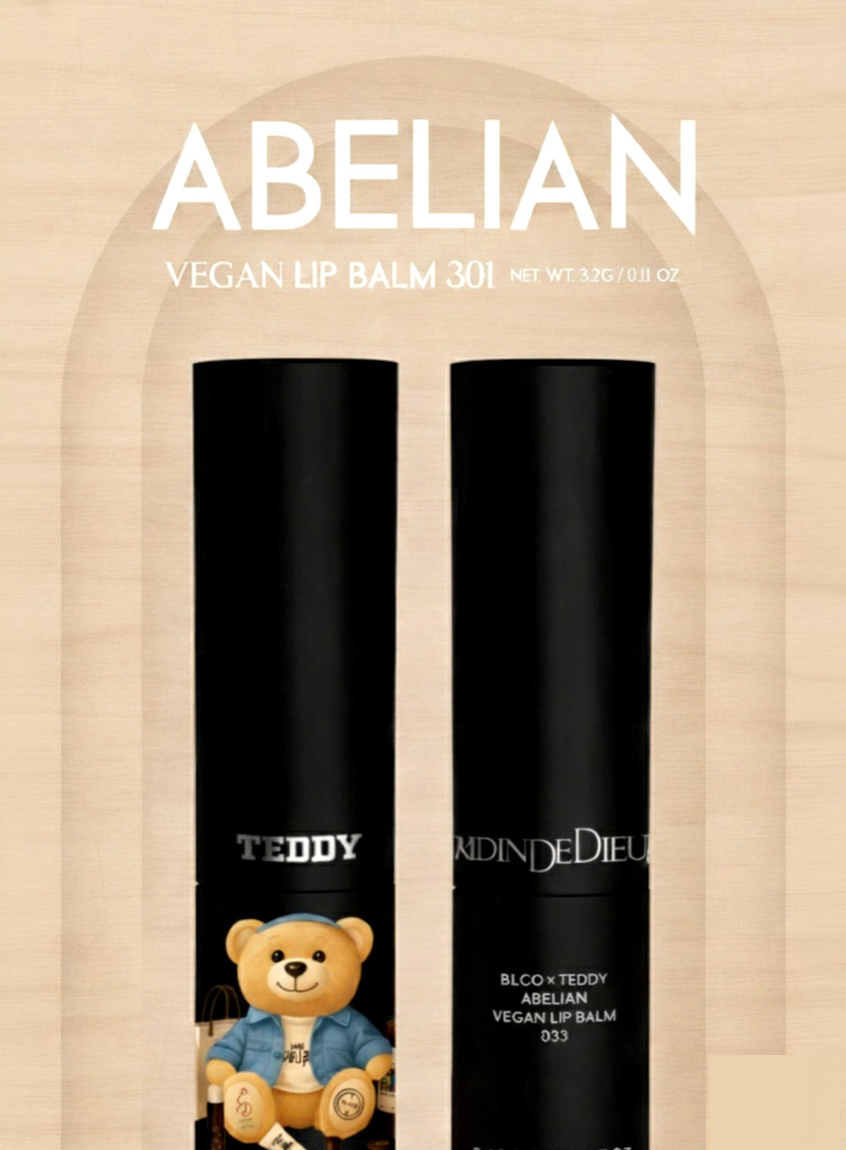 Abelian X Teddy Vegan Lip Balm 301 (3.2g)