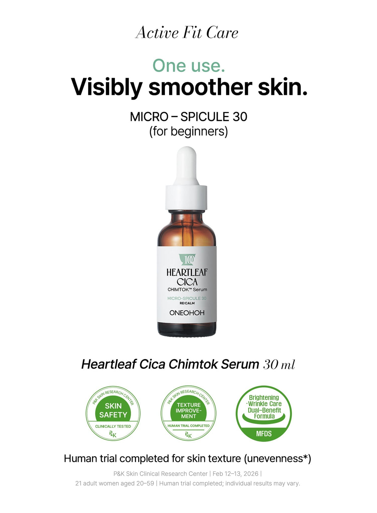 Heartleaf Cica Chimtok™ Serum (30ml)