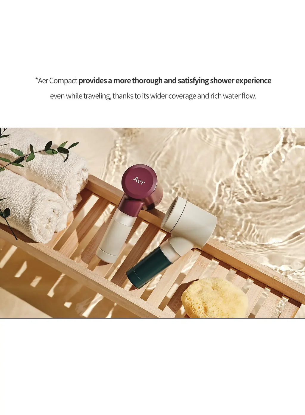 Water Solution Travel Shower Compact (1ea)