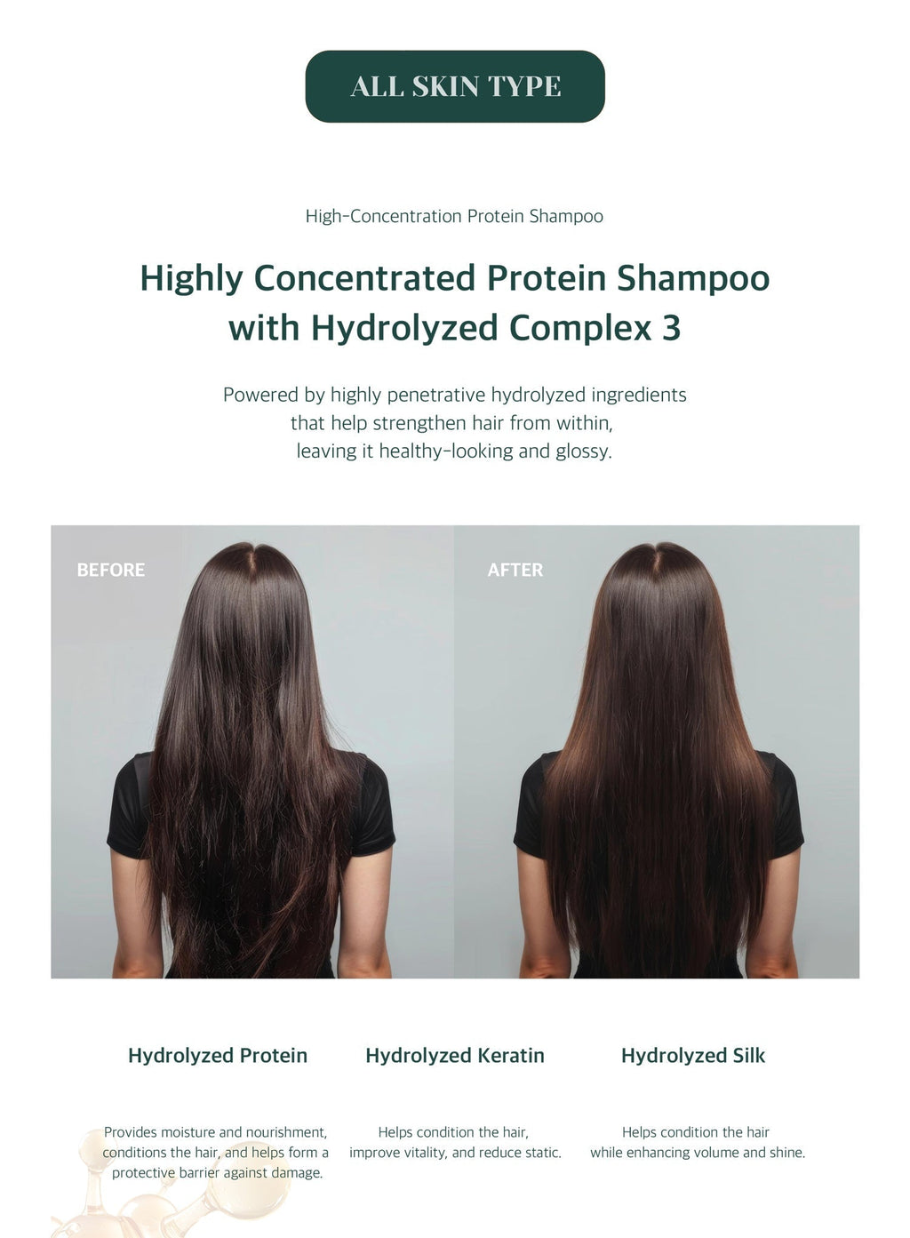 Protein Hair Loss Care Shampoo (400ml)