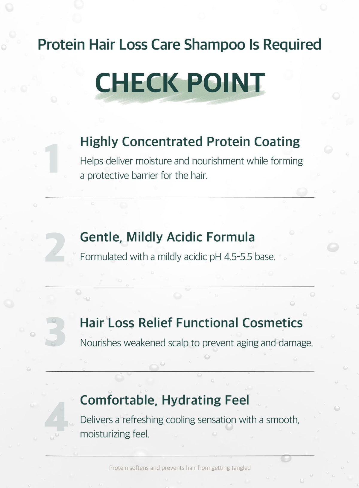 Protein Hair Loss Care Shampoo (400ml)