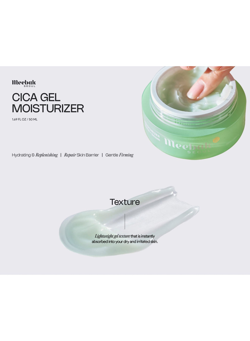 Cica Gel Moisturizer Duo Set (50ml*2ea)