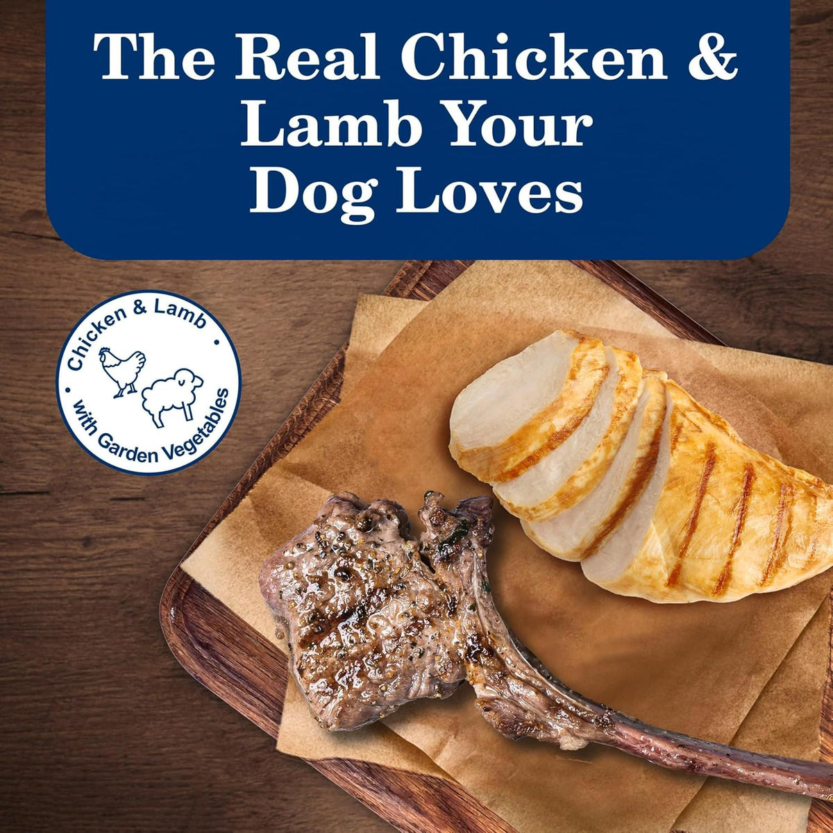 Blue Buffalo Homestyle Recipe Lamb Adult Wet Dog Food, 12.5 oz, 12 ct | Lamb Dinner with Garden Vegetables, No Chicken By-Product, Corn, Wheat, or Soy