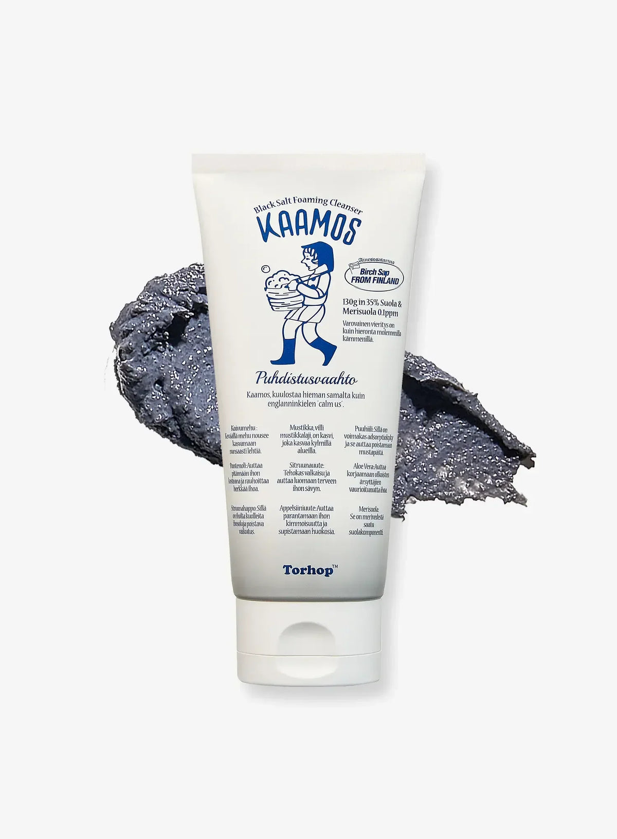Kaamos Black Salt Foaming Cleanser (130g)