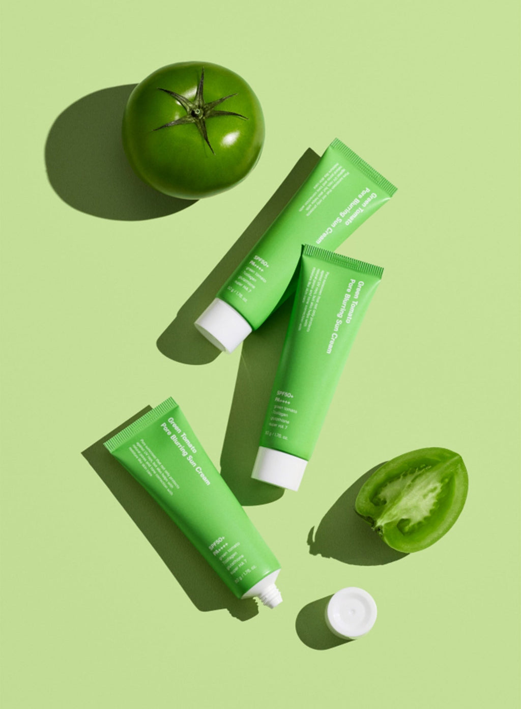 Green Tomato Pore Blurring Sun Cream Trio Set (SPF50+ PA++++) (50g*3ea)