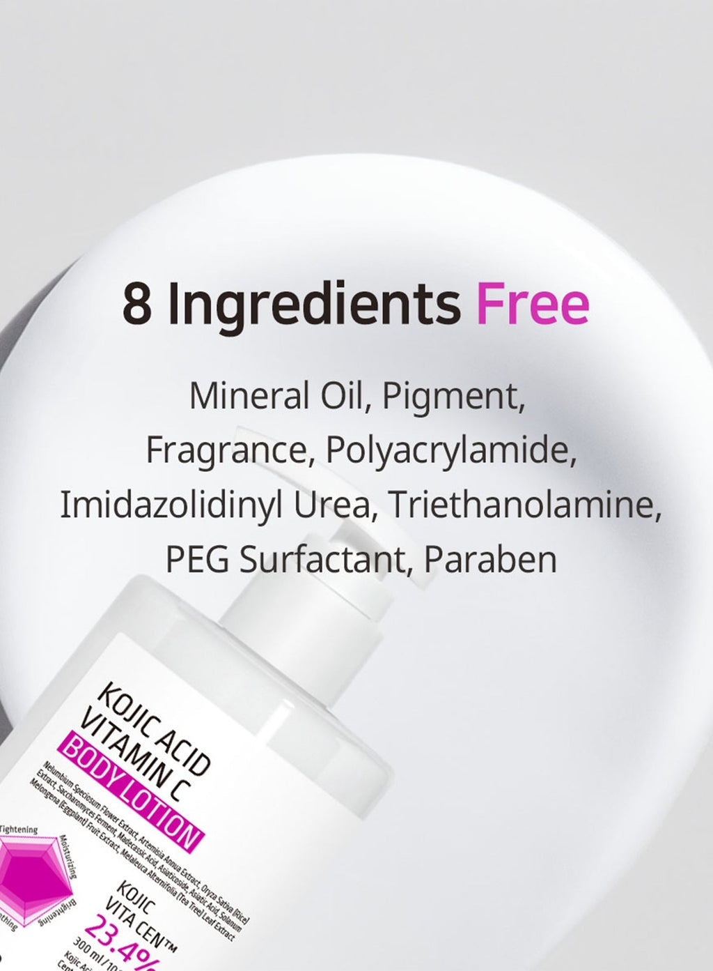 Kojic Acid Vitamin C Body Lotion (300ml)