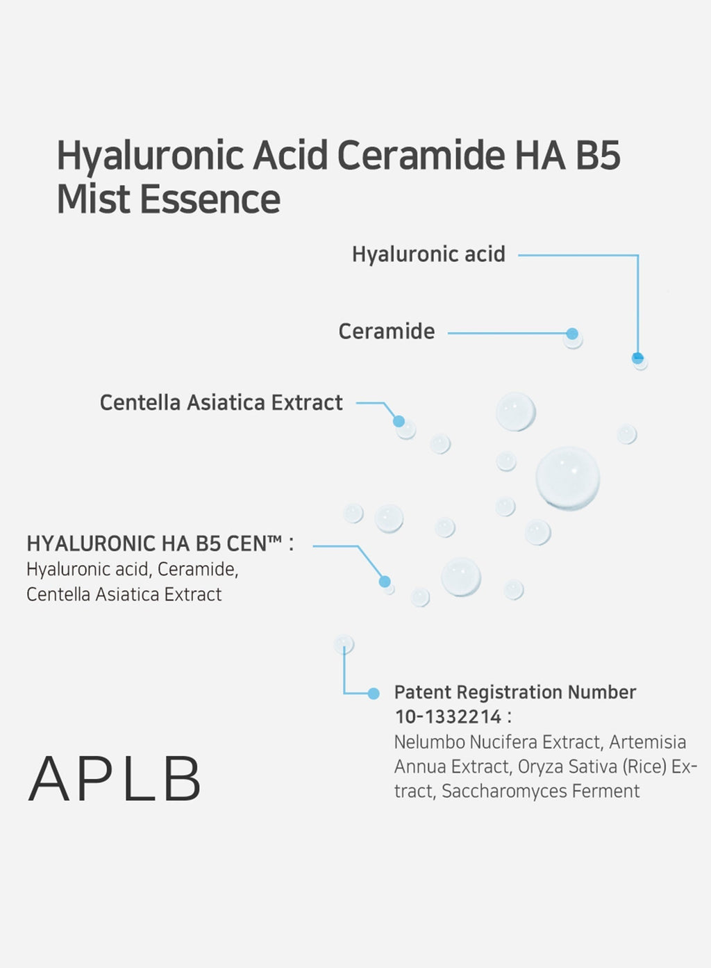 Hyaluronic Acid Ceramide HA B5 Mist Essence (105ml)