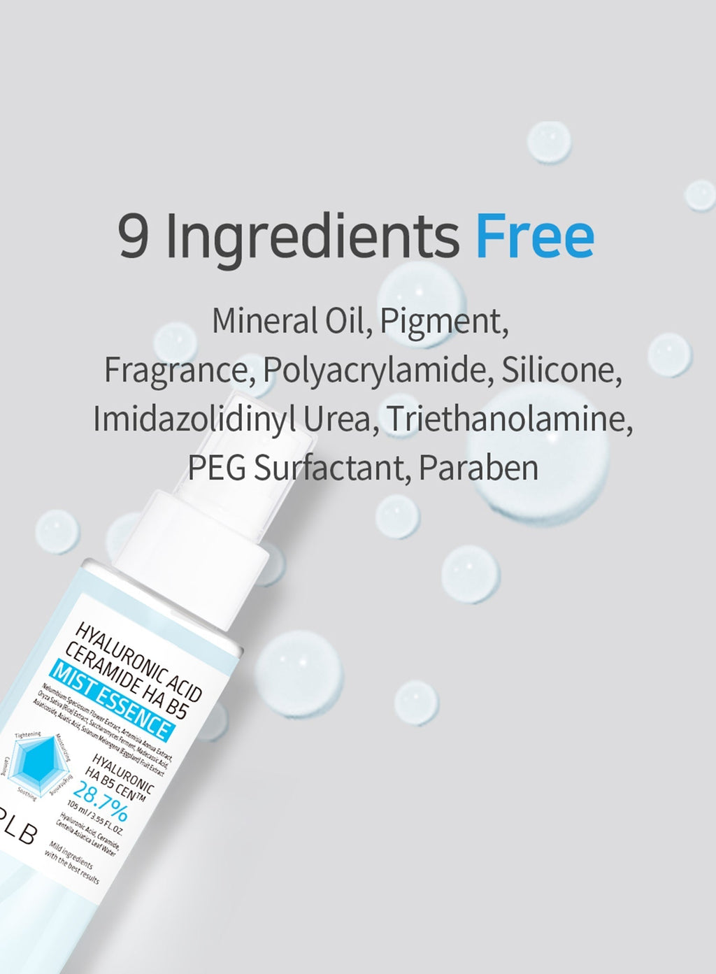 Hyaluronic Acid Ceramide HA B5 Mist Essence (105ml)